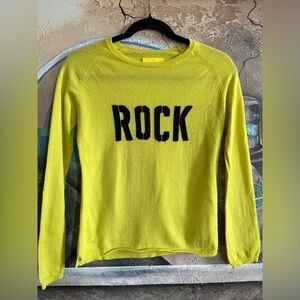ZADIG & VOLTAIRE Girls Cashmere-Wool “Rock” Sweater